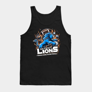 detroit lions Tank Top